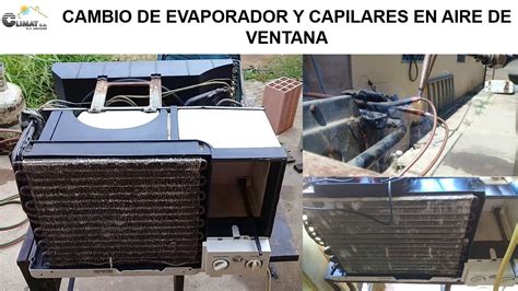 Reparacion Aire De Ventana LG De 12000 Btu H Cambio De Evaporador Y