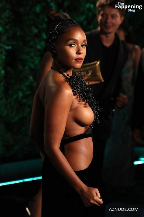 Janelle Monae Sexy Flashes Her Hot Boobs At The Vanity Fair Oscar Party In Beverly Hills