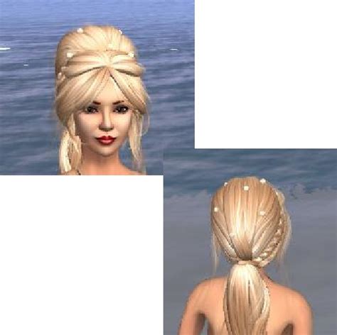 Second Life Marketplace Pearls For Hair Bun With Resizer Script