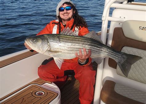 Trolling for Winter Ocean Striped bass | FishTalk Magazine