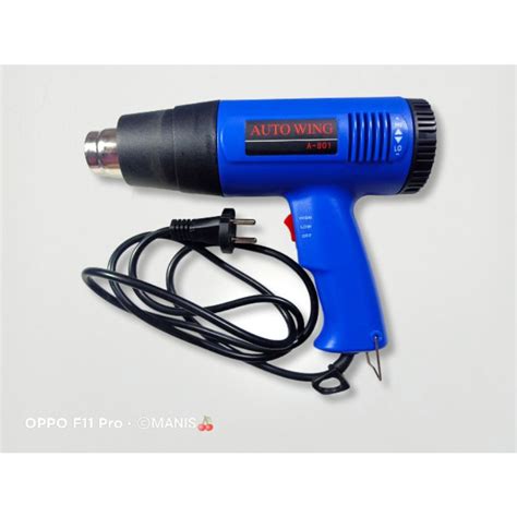Hot Air Heat Gun Blower Shrink Gun Adjustable W High Performance Heavy Duty Heat Gun