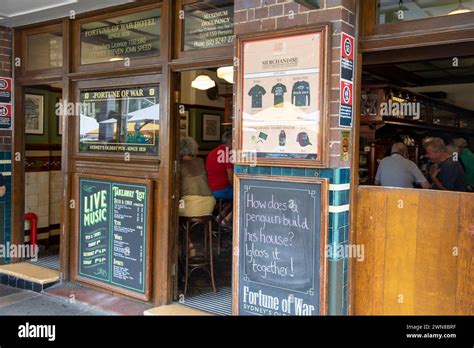 Fortune Of War Pub In Sydney Sydneys Oldest Public House Inn In The