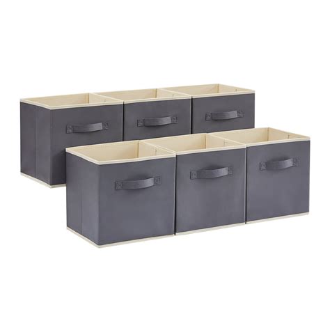 Ebern Designs Collapsible Storage Cubes Inch Foldable Fabric Bins