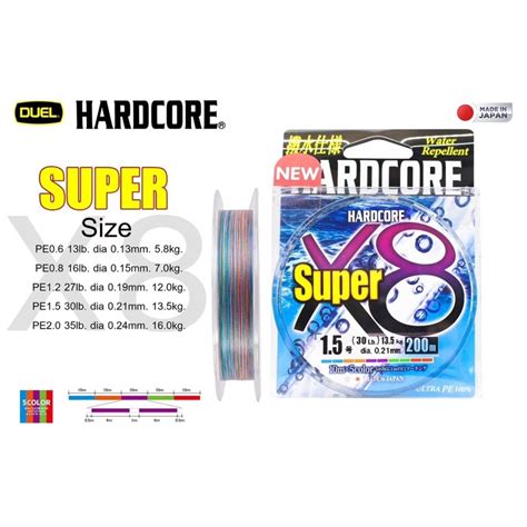 สาย DUEL HARDCORE SUPER X8 ยาว 300m Shopee Thailand
