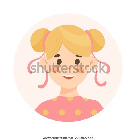 Blonde Girl Wearing Pink Dress Avatar Stock Vector Royalty Free 2228027879 Shutterstock
