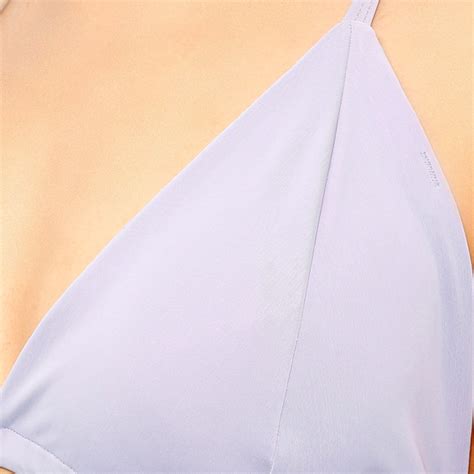 Buy Clovia Padded Halter Neck Bikini Top High Waist Bikini Bottoms In Lilac Online