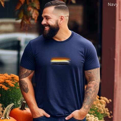 Gay Bear Pride Flag Shirt Popular Right Now Subtle Pride Top Selling T Shirt For Gay Bear Men