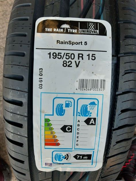 X R V Uniroyal Rainsport Tyres Top Quality