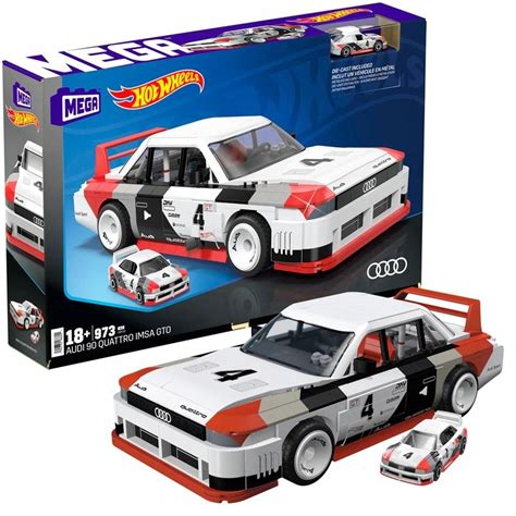 Klocki Konstrukcyjne Mattel Mega Hot Wheels Audi Quattro Imsa Gto Cena