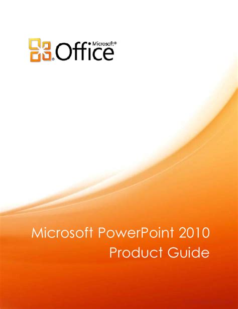 Microsoft PowerPoint 2010 guide | Powerpoint 2010, Microsoft powerpoint, Powerpoint