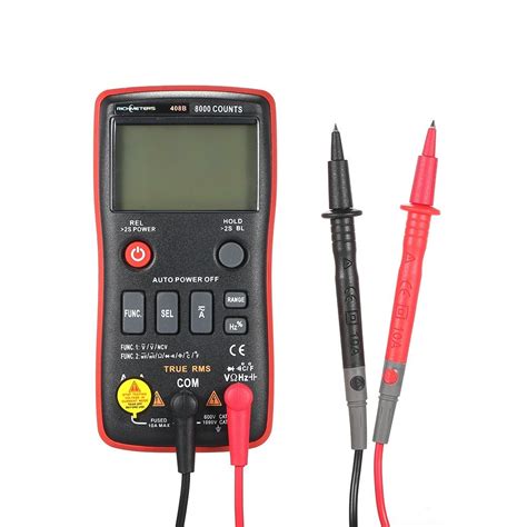 Buy RICHMETERS RM408B True-RMS Digital Multimeter Button 8000 Counts ...