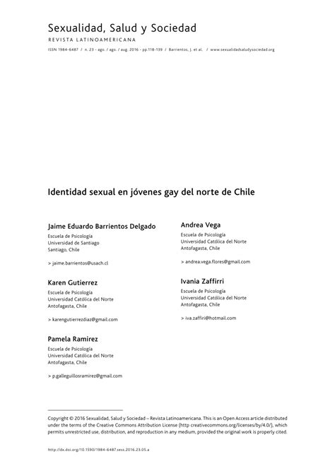PDF Identidad sexual en jóvenes gay del norte de Chile