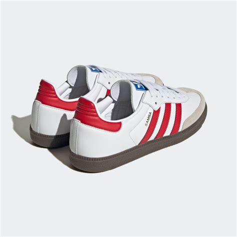 Adidas Samba Og White Better Scarlet Ig Sportshowroom