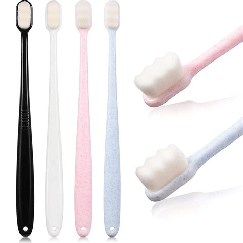Amazon.com : Boao 4 Pieces Extra Soft Toothbrushes for Sensitive with