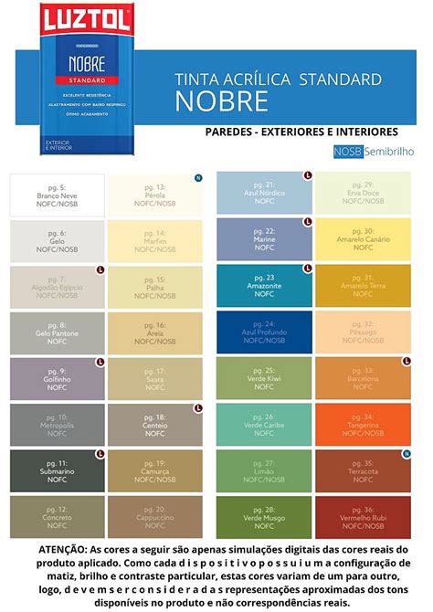 Tinta Acrílica Nobre Lata semi brilho 18L Cerrado tintas e ferragista