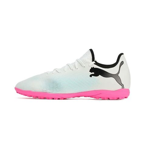 PUMA Future 7 Play TT Phenomenal Hvid Sort Pink Unisport Dk