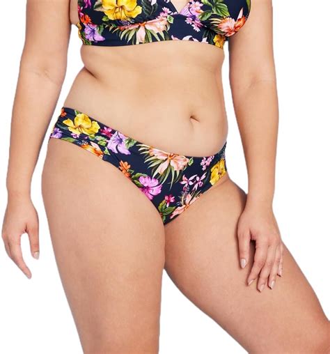 Amazon Kona Sol Women S Side Tab Medium Coverage Hipster Bikini Bottom Us Alpha Medium