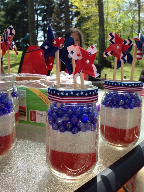 Patriotic centerpieces Patriotic Table Decorations, Patriotic Lanterns ...