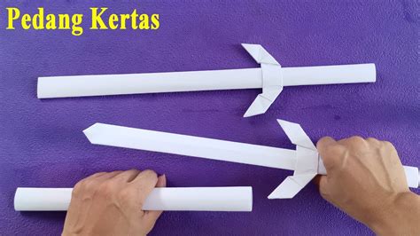 Pedang Kertas Cara Buat Pedang Kertas Cara Membuat Origami Pedang