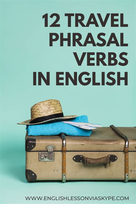 12 English Travel Phrasal Verbs Learn English With Harry English