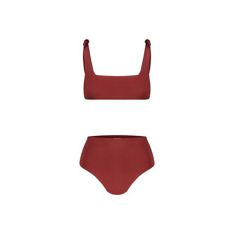 Knotty Reversible Bikini Pink Berry Souldaze Collection