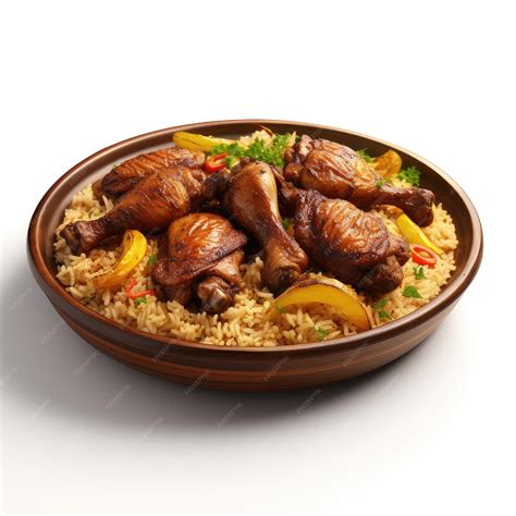 Premium AI Image | illustration kabsa flavor exploration