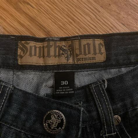 Southpole Women's Navy Jeans | Depop