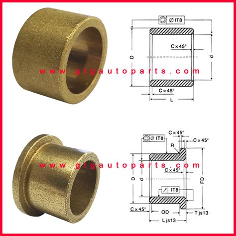 Oilite Sintered Bushing Bushing And Brass Bush