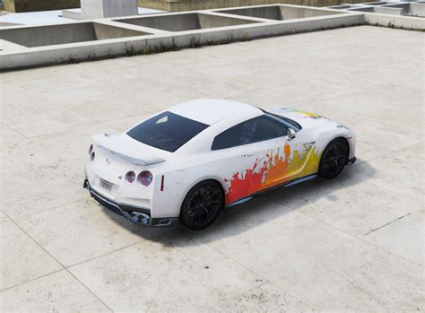 2017 Nissan Gtr R35 Color Splash Livery Gta5