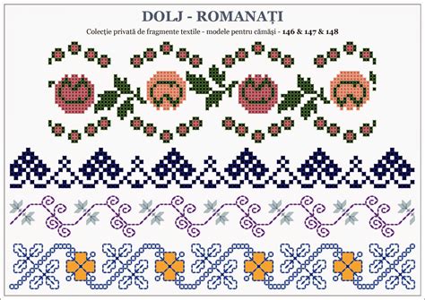 Semne Cusute Traditional Romanian Motifs Oltenia Dolj Romanati