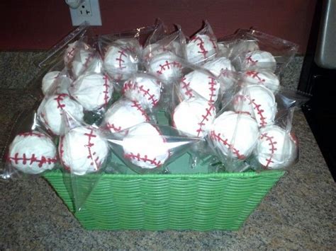 Softball Cake Pops Cake Pops Cake Nut Free