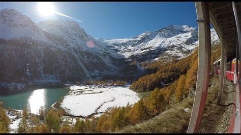 Bernina Express Tirano St Moritz 4K Seitenkameras Top Of Tv YouTube