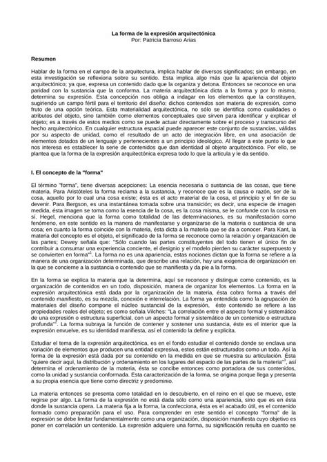 PDF la forma de la expresión arquitectónica DOKUMEN TIPS