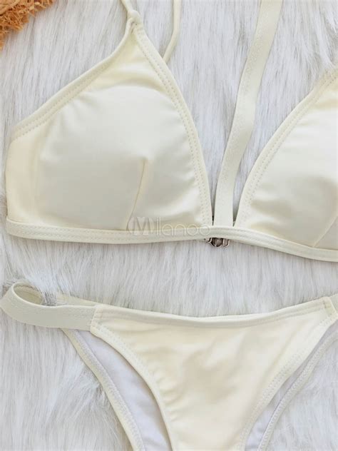 Sexy Bikini Swimwear Strappy Two Piece Swimsuit Milanoo
