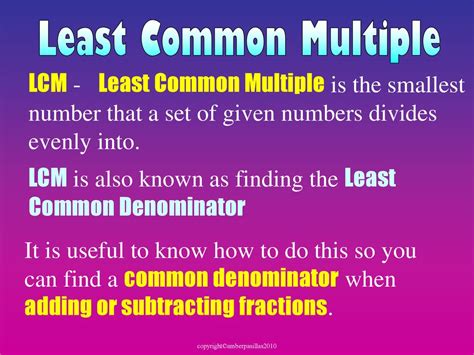 Least Common Denominator Ppt Download