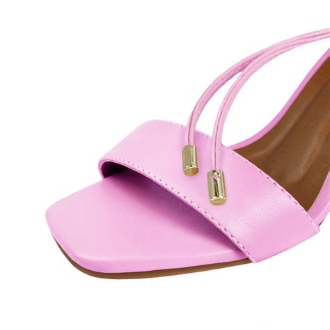 Sand Lia Troca Tira Salto Alto Grosso Luiza Sobreira Nude Mod Bege