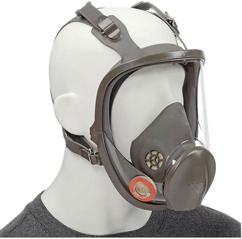 Buy 3M Safety 142 6900 Safety Reusable Full Face Mask Respirator Dark