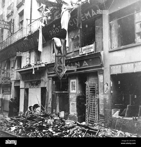 world war ii : bombing of nantes, France Stock Photo - Alamy