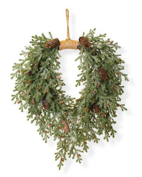Spruce & Cones Artificial Winter Holiday Wreath