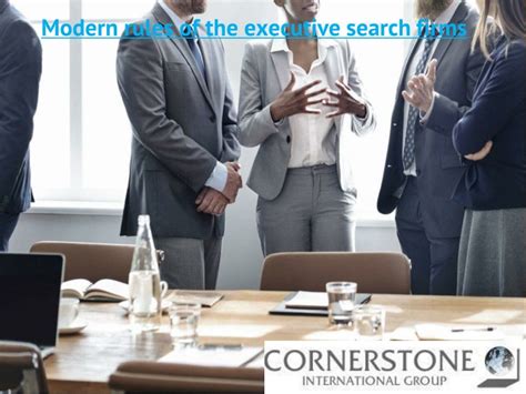 Ppt Modern Rules Of The Executive Search Firms Powerpoint