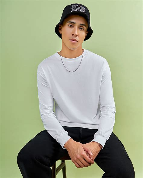 Buy Men S White Oversized T Shirt Online At Bewakoof