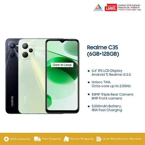 Realme C35 (6GB+128GB) Price In Malaysia & Specs - KTS