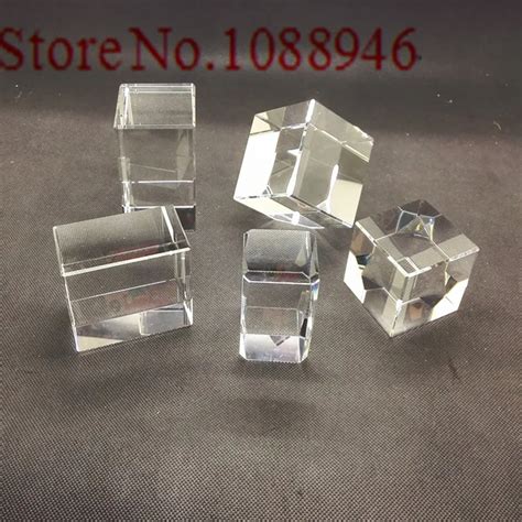 Hot Sale 10 100pc Crystal Cube K9 Crystal Blank Block With Cart Corner