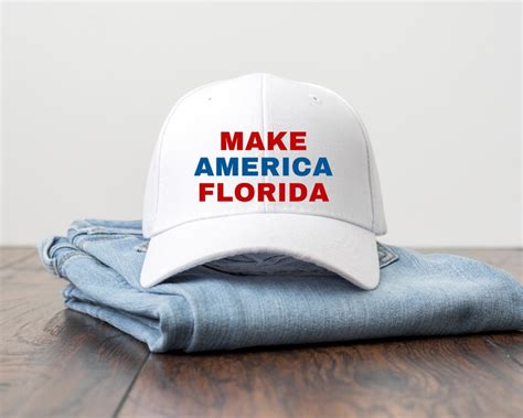 MAKE AMERICA FLORIDA Hat Florida Hat Desantis Hat | Etsy