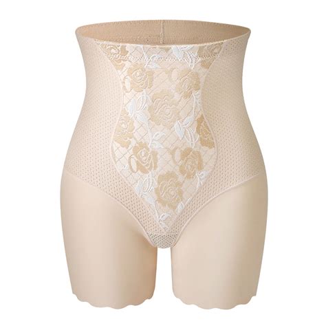 Eczipvz Plus Size Lingerie Womens Abdominal Low Waist Seamless Elastic