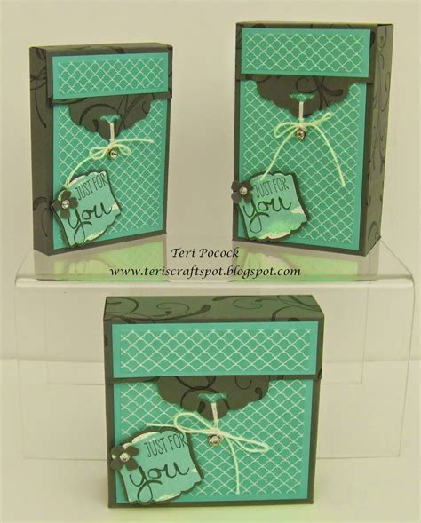 Scallop Tag Topper Gift Box Video Tutorial Teri S Craft Spot