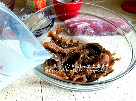 梅菜白蘿蔔炆腩肉食譜、做法 Elaine袁太廚房的cook1cook食譜分享