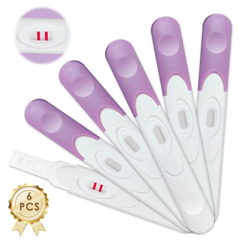 6 Pack Early Pregnancy Test - Fast 3-Minute Detection High Sensitivity