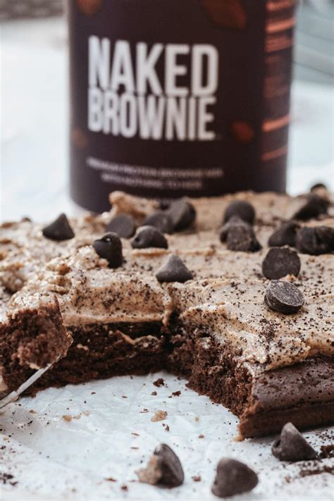 Naked Brownie With Coffee Frosting Revised The Oven Light