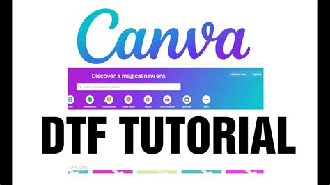 Canva Dtf Tutorial How To Create Layout For Custom Direct To Film